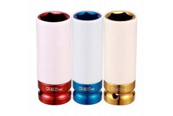 Dziļa trieciena riteņa uzgriežņu uzmavas komplekts 3gab 1/2 " (YT-1056)