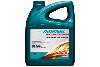 Motor oil Addinol Giga Light MV0530 LL 5W-30 5L (72098681)