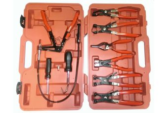 Набор плоскогубцев для зажимов 9шт. (10621)