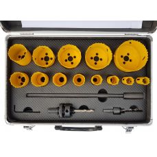 Набор для резки отверстий Ø 19-76 мм 17шт. (3381E)