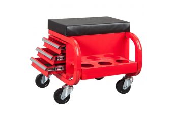 Сиденье на роликах с 3 ящиками (PD2016A)