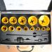 Hole Cutting Set Ø 19-76 mm 17 pcs. (3381E)