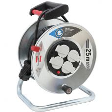 Extension cord on a reel 25m, DSS VV-F 3G1, IP20 (1195056)