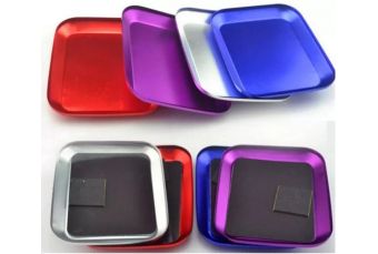 Alumīnija skrūvju paplāte ar magnētisko vāku (MT10)