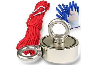 Поисковый магнит двухсторонний, сила сц. 140кг (KD10415)