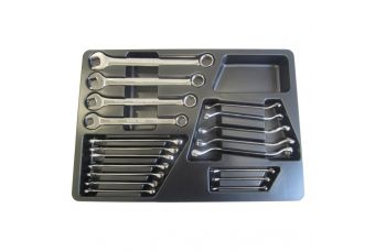 Набор комбинированных ключей и двойных накидных ключей 19шт. (S099263)
