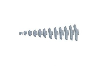 Clips for alloy wheels (100 pcs) - 10 g (YS28510)