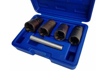 Набор удлиненных головок для поврежденных болтов 17/19/21/22 мм, 5 шт. (V1743)