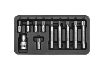 Sprauslu komplekts SPLINE 11gab. (YT-0415)