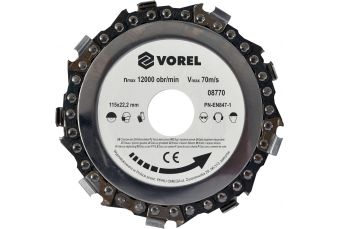 Круг отрезной цепной 115мм (08770)