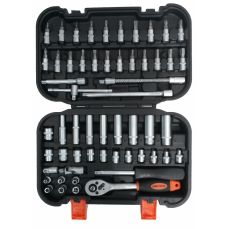 Набор насадок с трещоткой 1/4 , 56 предметов (ES141056)