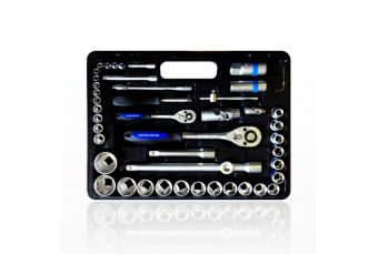 Tool set 94 pieces. 6-sided 1/4"+1/2" (RWZ-9401)