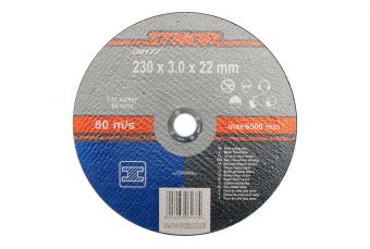 Диск отрезной по металлу 230х3,0х22 "Sthor" (08177)