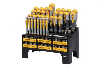 Набор отверток и бит с подставкой | 100 шт. (60750)