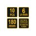 METAL HOOKS FOR FIXING TARPAULINS (85185)