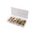 150 pcs m3-m10 mixed threaded steel rivet nuts (YT-36481)