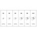 150 pcs m3-m10 mixed threaded steel rivet nuts (YT-36481)
