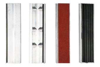 Комплект защитной кромки зажима алюминий 125 мм (YT-65007)