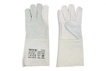 Краги сварщика, полимерная нить, раз. 10 (YT-74822)