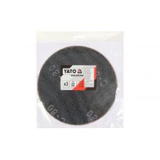Абразивный диск, 225мм, 3 шт., P 80 (YT-845813)