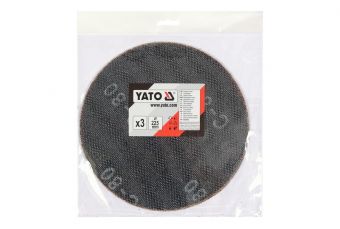 Abrazīvs disks, 225 mm, 3 gab., P 80 (YT-845813)