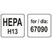 Фильтр HEPA H13 для пылесоса 67090 (67093)