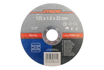 Диск отрезной по металлу 125х1,0х22 "Sthor" (08171)