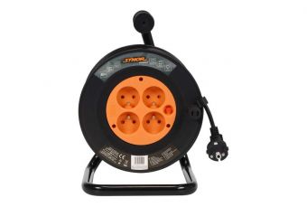 Удлинитель на катушке (4 розетки) 40м (82693)