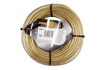 Трос тамож. стальной с наконечником 15м (85000)  