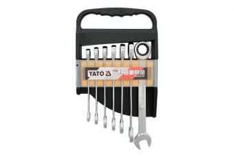 Combination ratchet wrench set 7pcs (YT-0208)