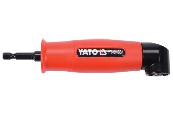 Угловой магнитный держатель для бит шуруповерта 90° 1/4" (6,3mm) (YT-04631)