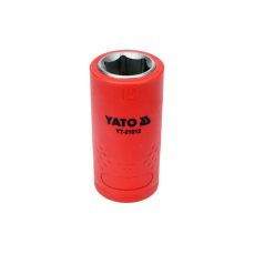 Головка торцевая диэлек. VDE 3/8" 12мм (YT-210112)