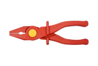 Insulated flat nose pliers, plastic, size: 200mm vde (YT-21191)