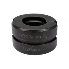 U tipa gofrēšanas galviņa 20 mm modelim YT-21735 (YT-21741)