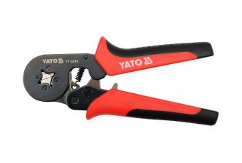  Пресс-клещи 180мм 2-х функциональные (0,2-6,0мм.кв.) HRC44-47 (YT-2240)