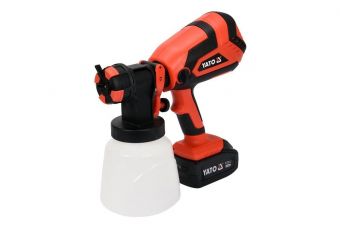 Аккумуляторный малярный пистолет | Li-Ion 18 V 4 Ah | 1L / Min (YT-82765)