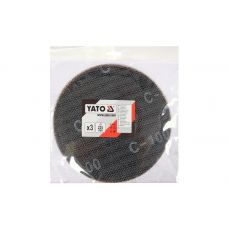 Абразивный диск, 225мм, 3 шт., P 100. (YT-845823)