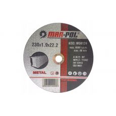 Абразивный отрезной диск по металлу 230x1.9x22.2мм (M08124) 