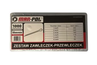 Набор шплинтов 1000шт. (M66489)