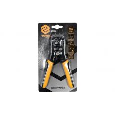 Универсальные клещи для зачистки проводов и обжимные клещи с храповым механизмом (45160)