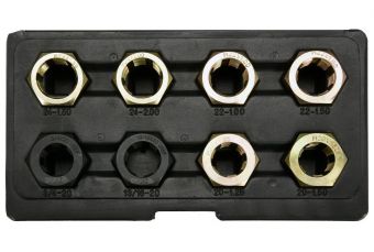 Haбор инcтpумента для ремонта peзьбы ocи ШPУCa 8пр. YATO (YT-17695)