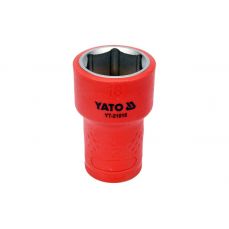 Головка торцевая диэлек. VDE 3/8" 18мм (YT-21018)