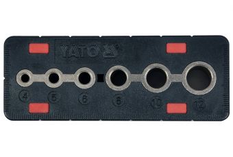 Ierīce ātrai un precīzai urbšanai  caurumi taisnā leņķī | 4, 5, 6, 8, 10 un 12 mm (YT-39700)