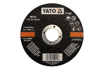 Диск отрезной по металлу | 125х1,2х22 мм (YT-5923)