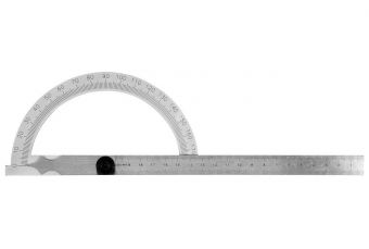 Угломер-транспортир с линейкой | 150x200 мм (YT-72141)