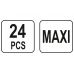 Automobiļu drošinātāji | 24 gab. | MAXI (YT-83140)
