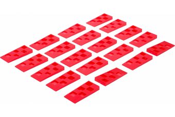 Universal set of mounting wedges | Plastic | 20 pcs. (80716)