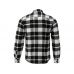 Fleeces krekls melnbalts | 100% kokvilna | izmērs L (YT-78814)