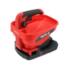 Akumulatora izsējas mašīna 18V | ar akumulatoru un lādētāju (YT-86704)