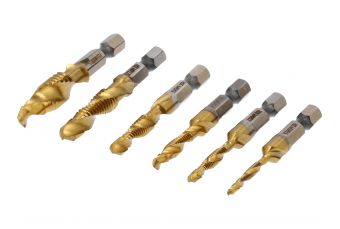 Drill/Tap Set HEX | 6 pcs. | M3-M10 (24200)
